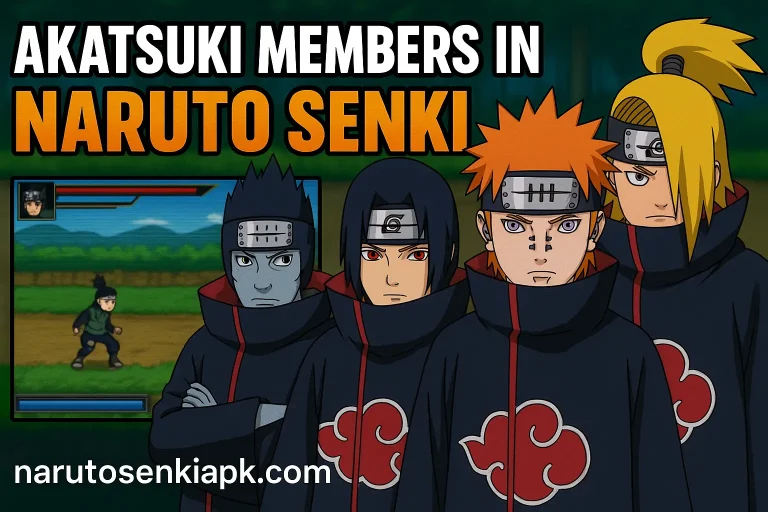 Akatsuki Members in Naruto Senki