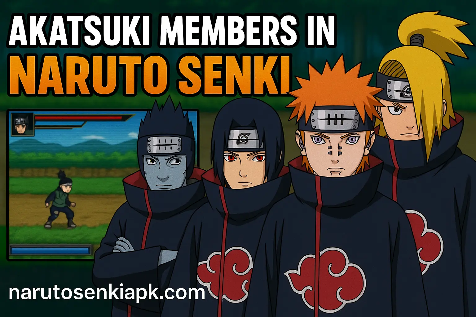 Akatsuki Members in Naruto Senki – Powers, MODs & Combos 🩸 1 Akatsuki Members in Naruto Senki