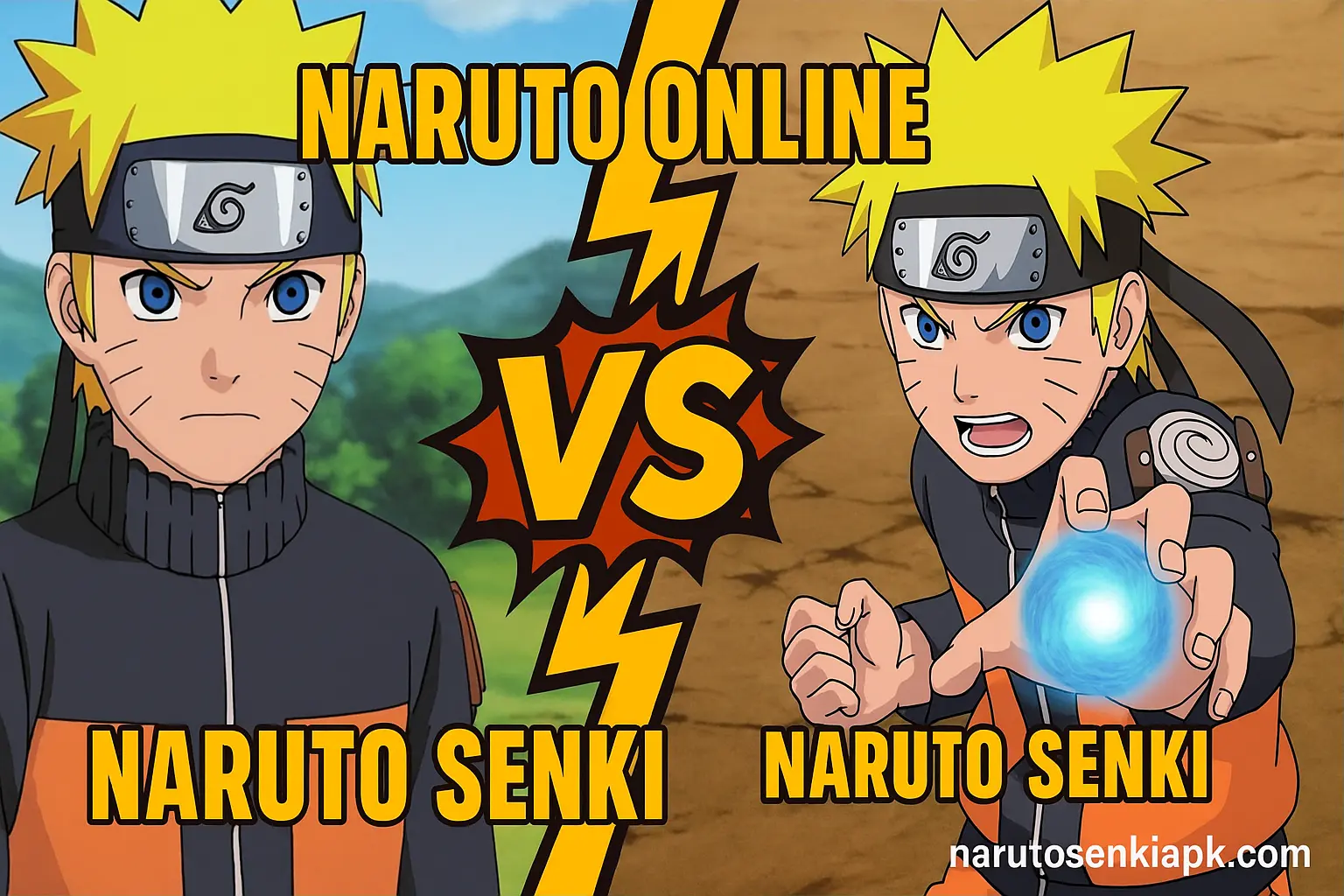 Naruto Online vs Naruto Senki