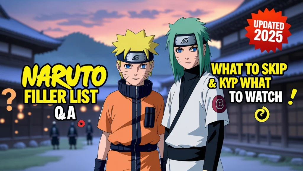 Naruto Filler List QA