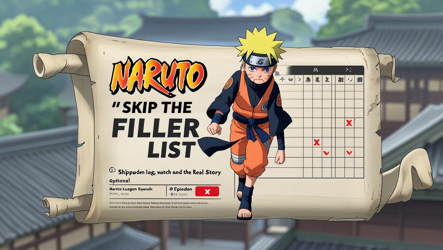Naruto Filler List